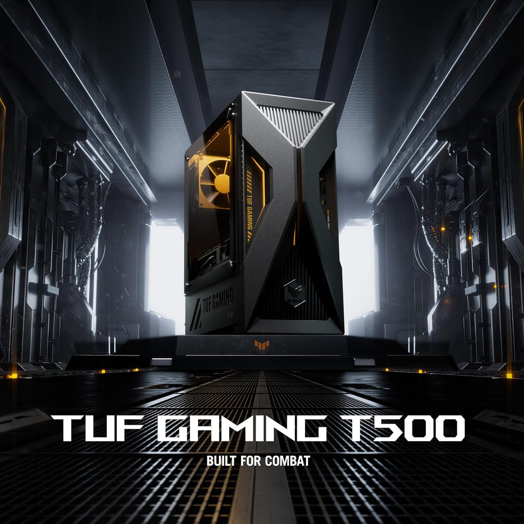 ASUS TUF T500 (2025) Gaming Desktop PC, Intel® Core™ i5-13420H Processor, NVIDIA® GeForce RTX™ 3050, 512GB M.2 NVMe™ PCIe® 4 SSD, 16GB DDR5 RAM, Windows 11 Pro, T500MV-DS553