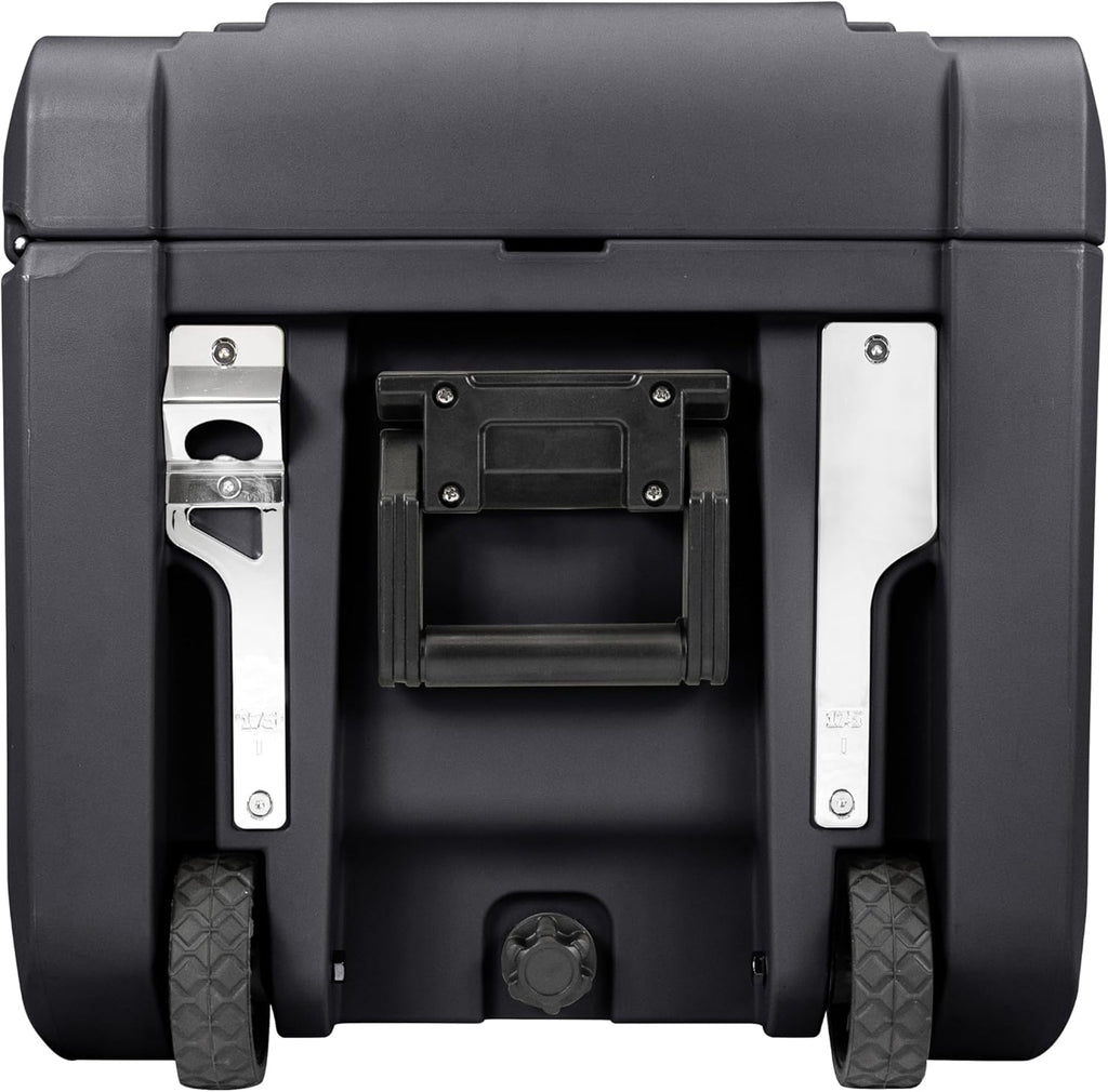 SRX-175 Overlanding Cargo Case – 175L Waterproof Storage Box for Camping, Off-Road & Truck Bed Gear – Heavy-Duty Lockable Storage with Gas Strut Lid, Stackable Design & Interior Organizer Tray (Black)