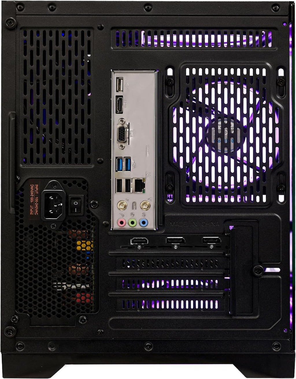 Prebuilt Gaming Pc Desktop Computer, Intel Core i5-14400F 10-Core, GeForce RTX 5060 8GB, 16GB DDR4 RAM, 1TB PCIe SSD, WiFi Bluetooth, Windows 11, Black Gaming Tower PC