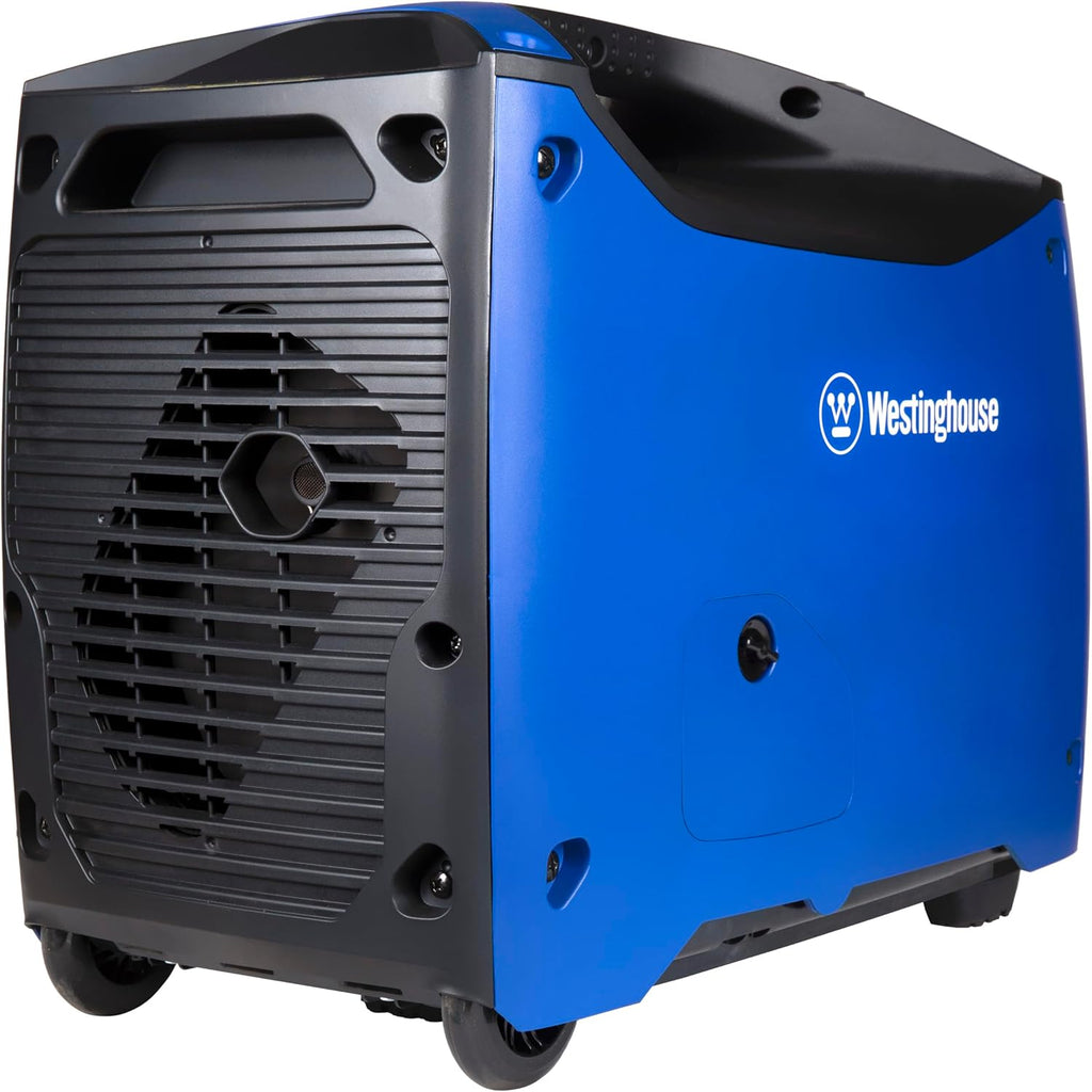 Westinghouse Outdoor Power Equipment 3700 Peak Watt Super Quiet Portable Inverter Generator, Wheel & Handle Kit, RV Ready 30A Outlet, Gas Powered, CO Sensor, Parallel Cord Included