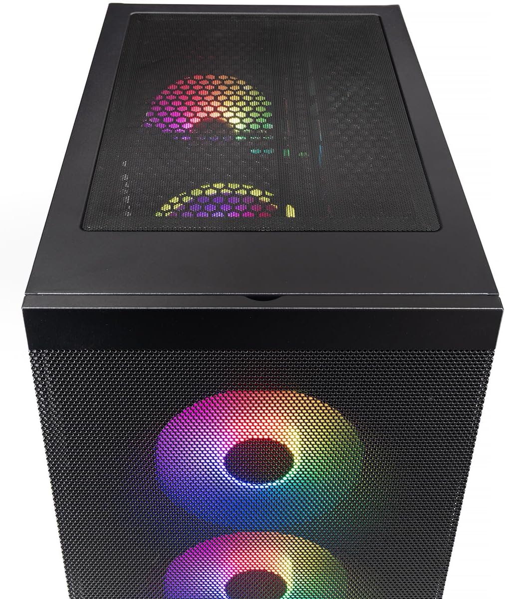 Skytech Gaming Nebula 2 Gaming PC, AMD Ryzen 7 5700 3.7GHz, NVIDIA RTX 5060 Ti 8GB VRAM, 1TB NVMe SSD, 16GB DDR4 RAM 3200, 650W Gold PSU, WI-FI 5, Windows 11, Desktop