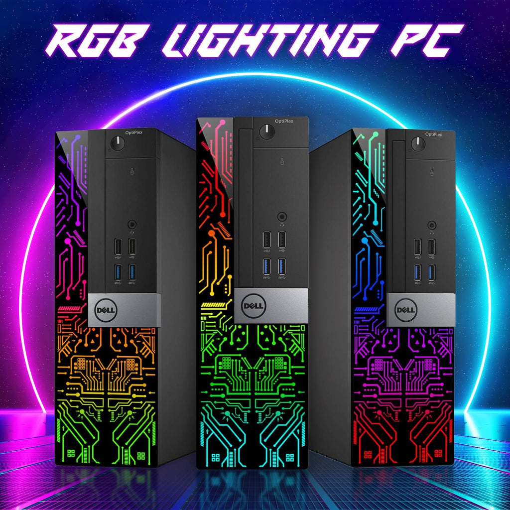 Dell OptiPlex 3060 SFF RGB Computer PC, Intel Core i5-8500, RX 550 4GB GDDR5, 16GB RAM, 512GB NVMe, 1TB HDD, 22 Inch HDMI Monitor, Gaming Headset, WiFi, Bluetooth, Windows 11 Pro (Renewed)