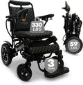 Lightweight Electric Wheelchair for Adults – Remote Controlled Foldable Power Chair – Portable Travel Mobility Aid