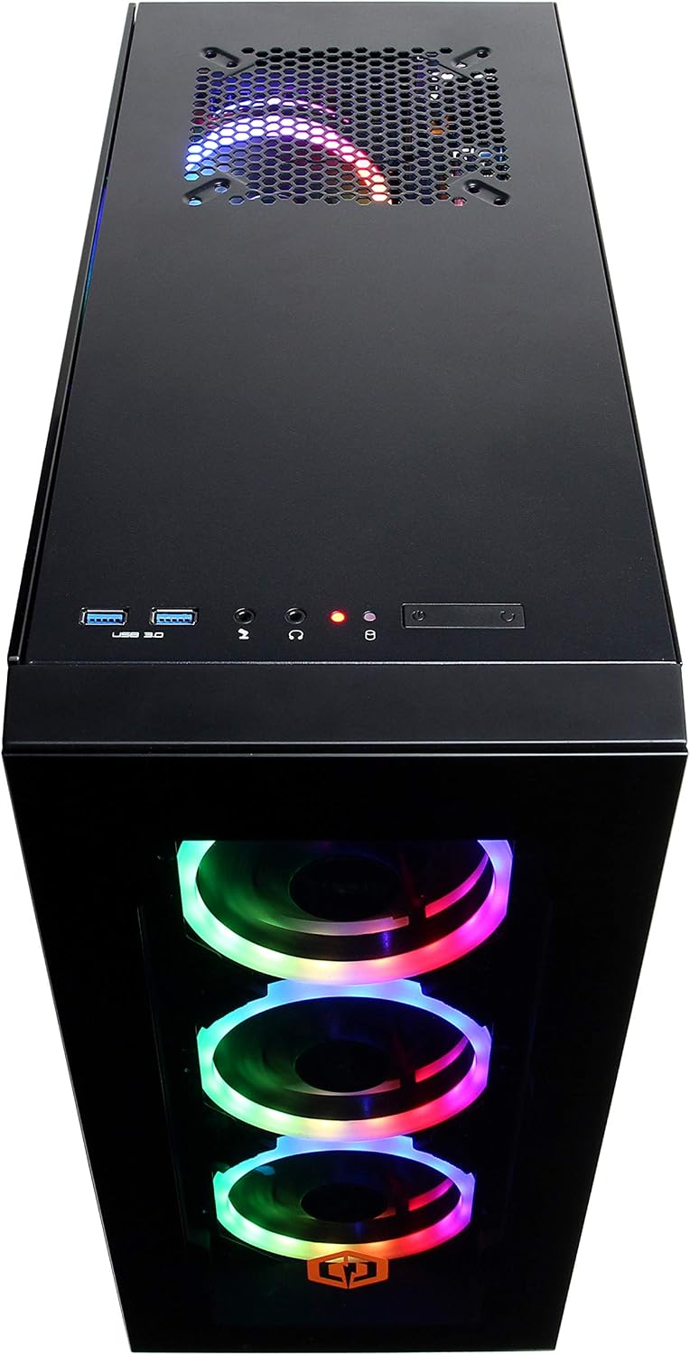 CYBERPOWERPC Gamer Xtreme VR Gaming PC, Intel Core i5-11600KF 3.9GHz, 16GB DDR4, GeForce RTX 3060 12GB, 500GB NVMe SSD, 1TB HDD, WiFi Ready & Win 11 Home (GXiVR8480A10)