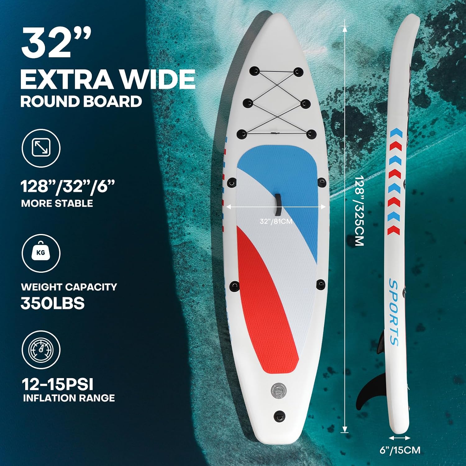 Panana Inflatable Stand Up Paddle Board, 10' SUP Paddleboard Kayak, Blow Up Paddle Boards for Adults Youth with Accessories Kit Anti-Slip EVA Deck