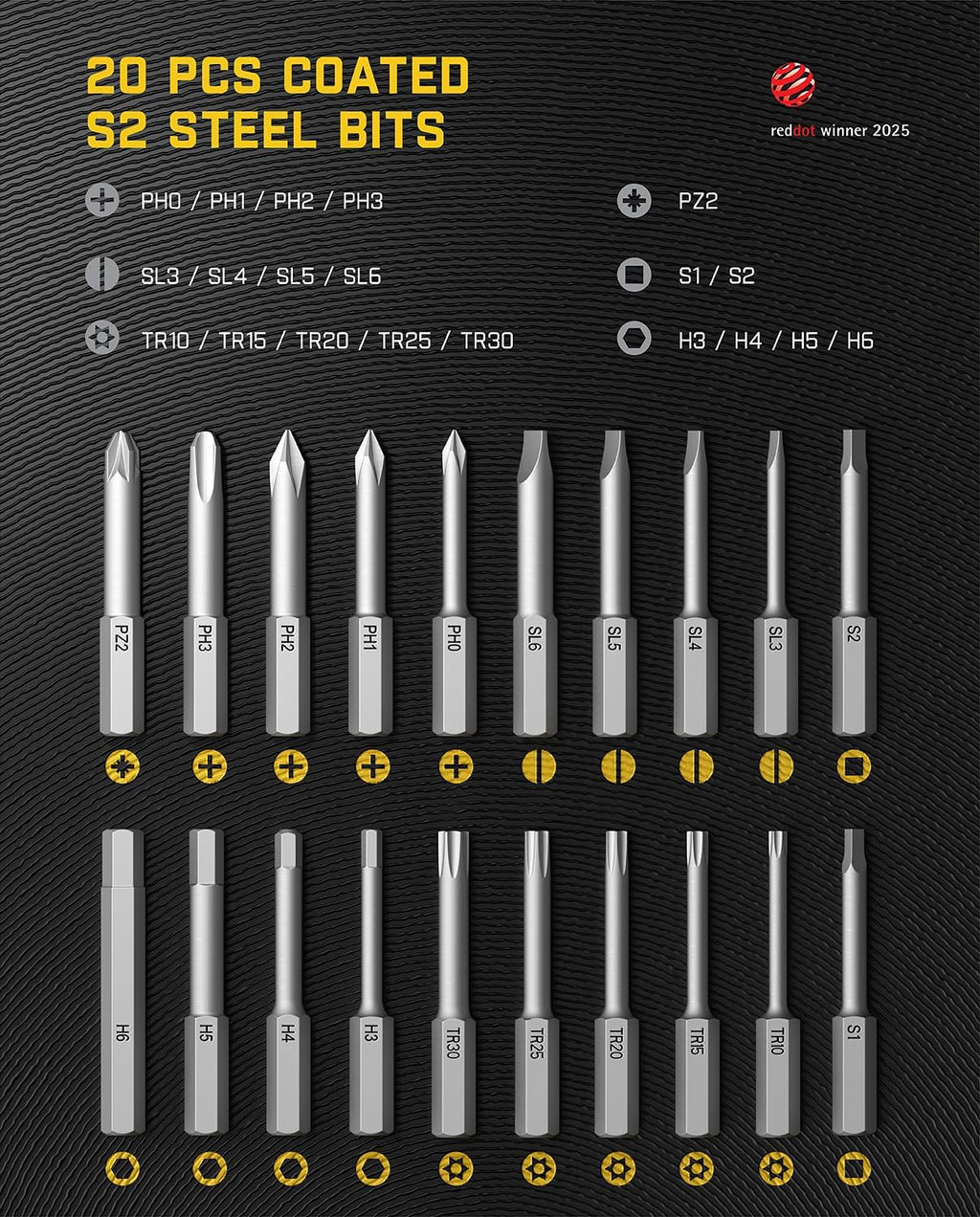 Fanttik S1 APEX Electric Screwdriver, Pivot Handle Screwdriver, Max 7N.m High Torque, 2 Speed Options, 1/4''Hex, Screen Interaction, Tech Tool for DIY Enthusiasts-Deluxe Edition