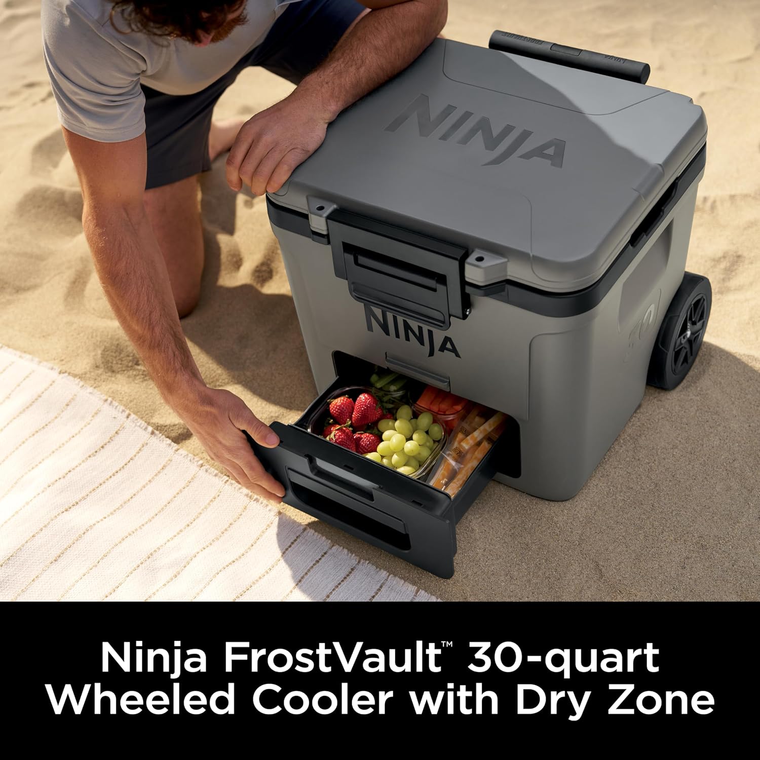 Ninja FrostVault 30QT Cooler with Wheels