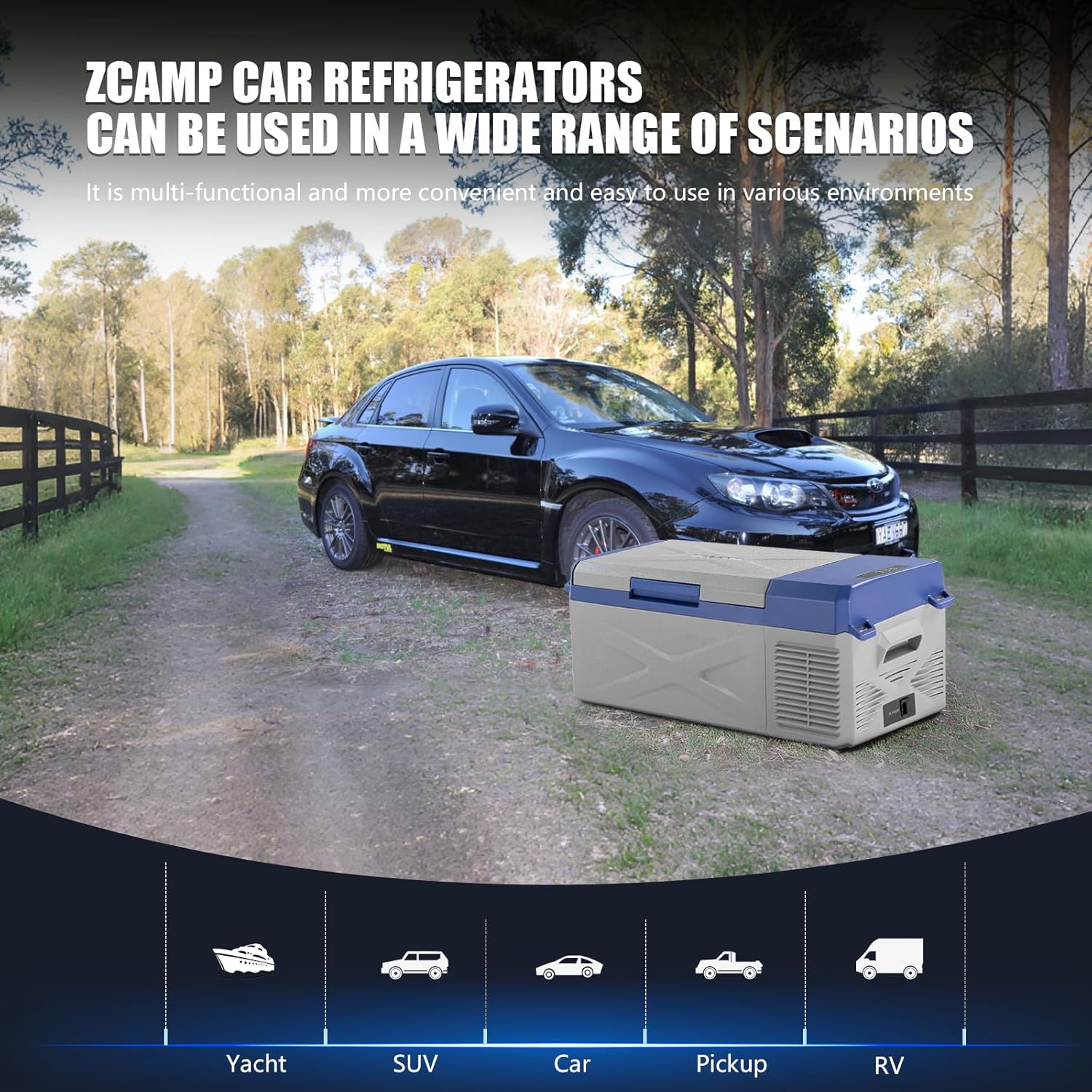 X15 12 Volt Refrigerator,Mini Portable Freezer,16 Quart(15.6L) Electric Cooler,12V Car Fridge,12/24V DC 100-240V AC for Ourdoor, Camping, Travel, Truck,RV, Boat -4℉~68℉
