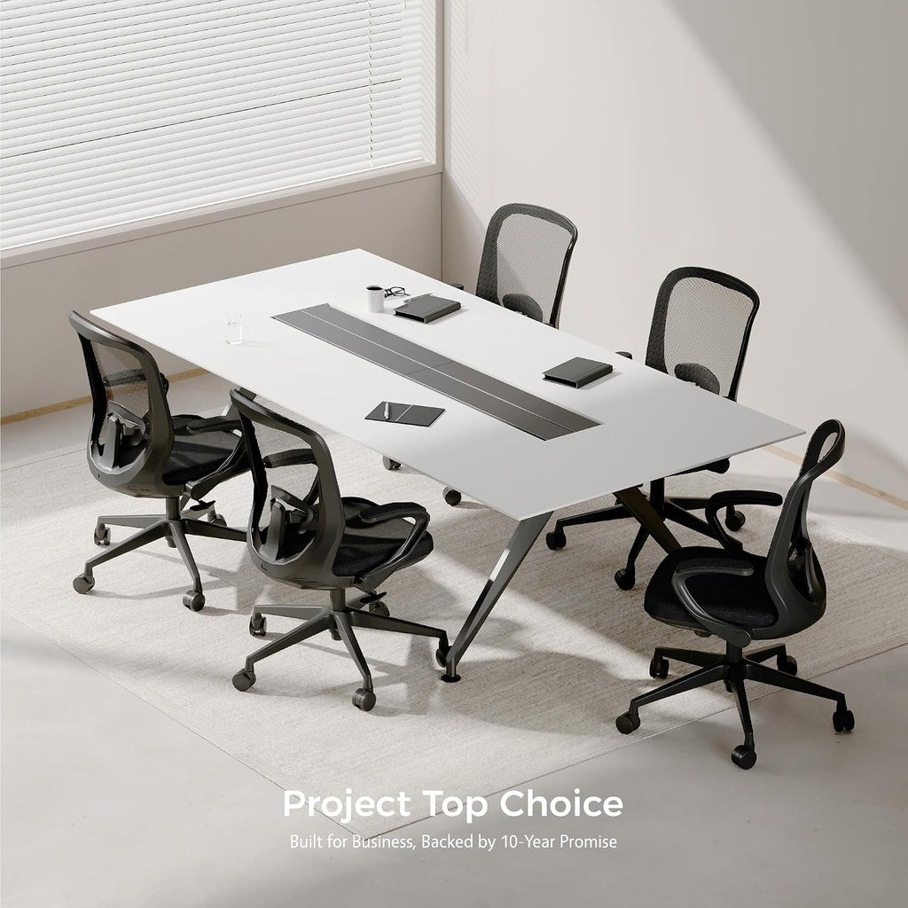 EUREKA ERGONOMIC Armis Ergonomic Office Chair with Back Support Flip up Arms, Home Office Desk Chair for Space Saving, Black, Breathable Backrest Mesh