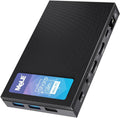 MeLE Quieter 4C Fanless Mini PC N150 (up to 3.6GHz) 16GB LPDDR5 512GB SSD Win11Pro Ultrathin Micro Desktop Computer Support 2X HDMI + USB-C Triple Display WiFi 5 BT5.1 GbE, for Digital Signage, IoT