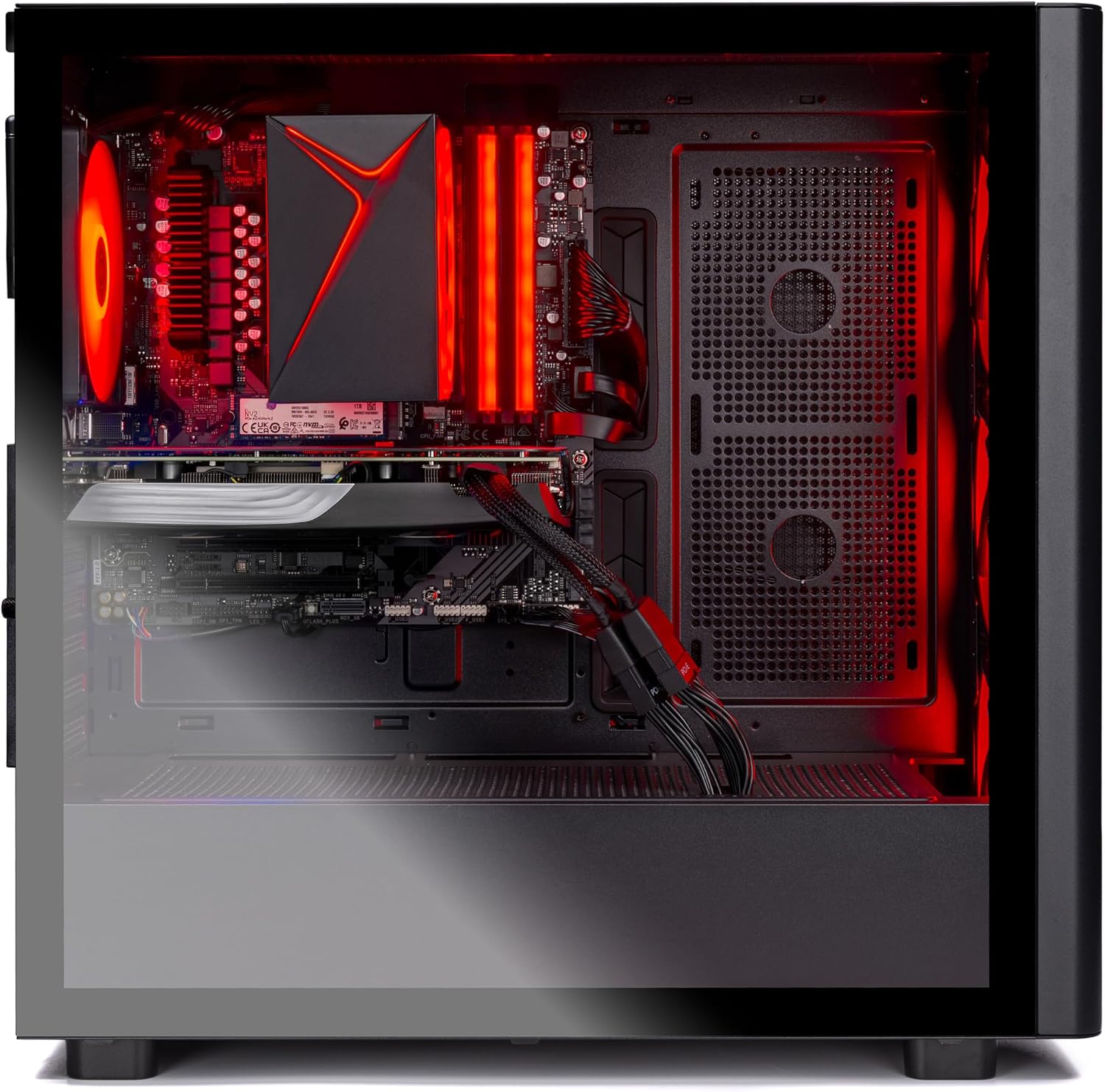 Skytech Gaming Chronos 3 Desktop PC, Intel i5 14400F 2.5 GHz (4.7GHz Turbo), NVIDIA RTX 5060 Ti 16GB, 1TB Gen4 NVMe SSD, 16GB DDR5 RAM 5200, 650W Gold PSU, Wi-Fi, Win 11