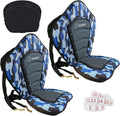 Thickened Kayak Seats - Premium Shockproof Seats with Back Support for Kayaking, Canoeing, Fishing, Paddle Boarding - Comfort, Versatility and Extra Storage