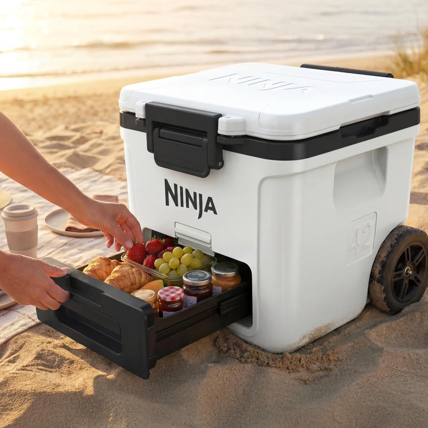 Ninja FrostVault 30QT Cooler with Wheels