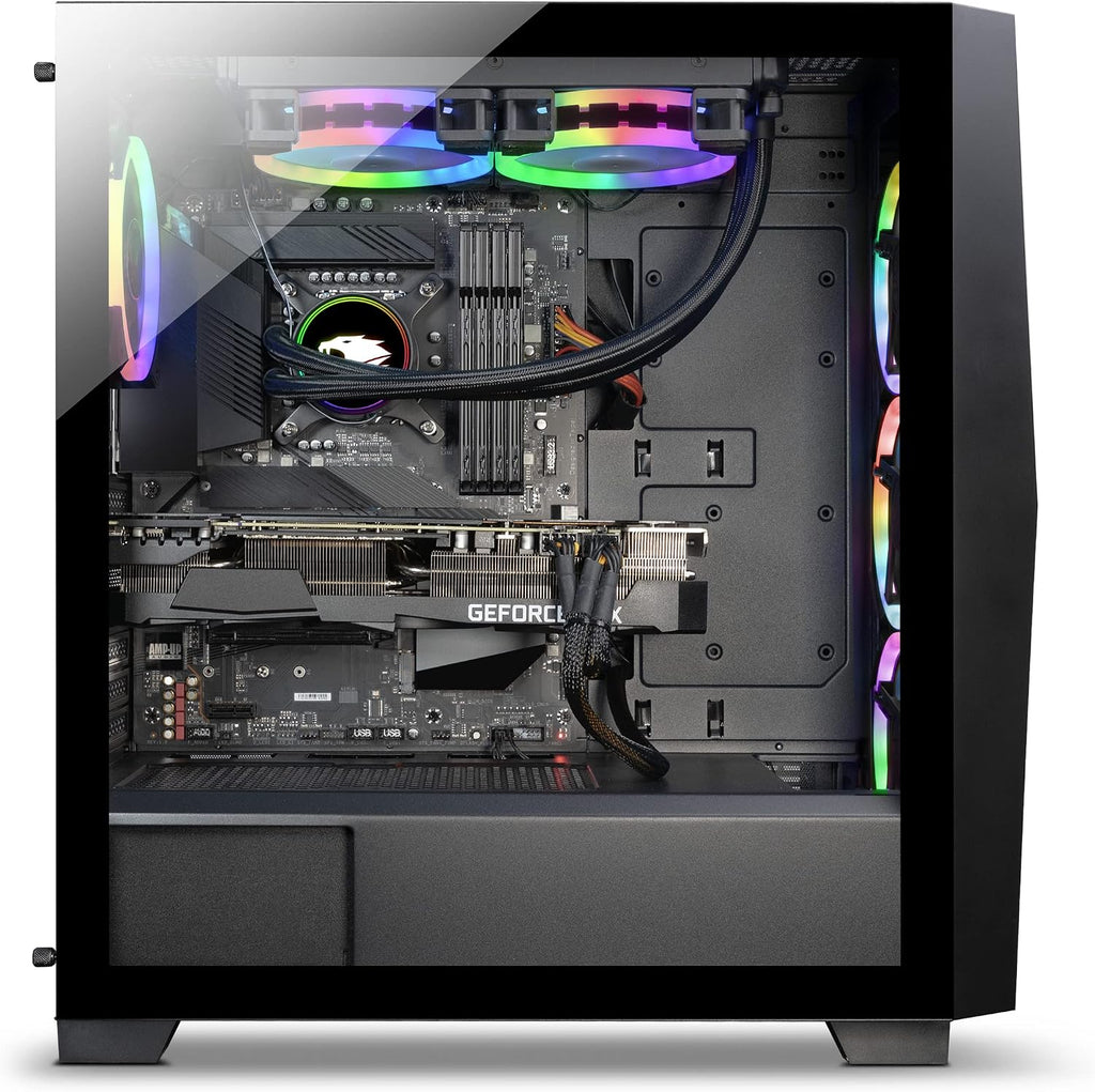 iBUYPOWER Pro Gaming PC Computer Desktop Stealth 263i (Intel i7-12700KF 3.6GHz, GeForce RTX 3070 Ti 8GB, 32GB DDR5 RAM, 1TB NVMe SSD + 1 TB HDD, WiFi Ready, Windows 11 Home)