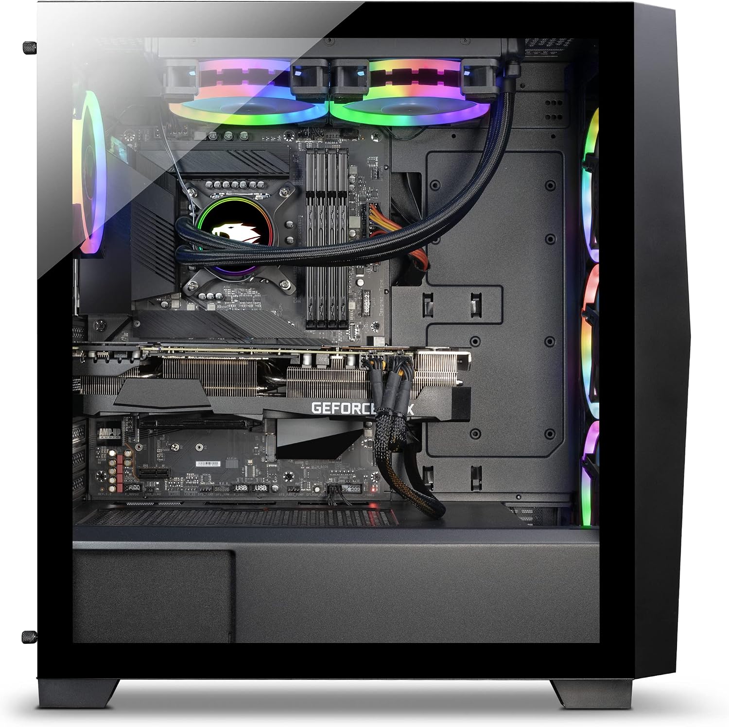 iBUYPOWER Pro Gaming PC Computer Desktop Stealth 263i (Intel i7-12700KF 3.6GHz, GeForce RTX 3070 Ti 8GB, 32GB DDR5 RAM, 1TB NVMe SSD + 1 TB HDD, WiFi Ready, Windows 11 Home)