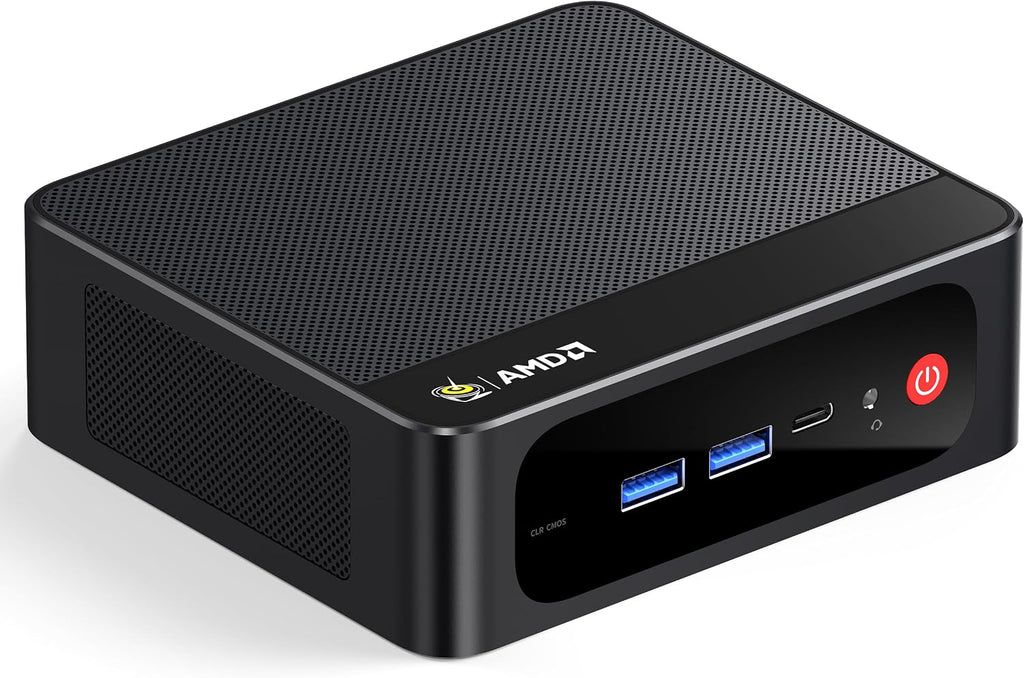 Beelink Mini PC SER5 Pro 5800H, AMD Ryzen 7 5800H(Up to 4.4GHz), High-Performance Mini Computers, 32GB DDR4 1TB M.2 PCIe3.0 SSD, Support 4k Triple Display/WiFi 6/BT5.2/1000Mbps for Home/Office