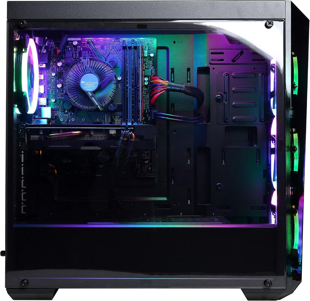 CYBERPOWERPC Gamer Master Gaming PC, AMD Ryzen 3 3100 3.6GHz, 8GB DDR4, Radeon RX 550 2GB, 240GB SSD, 2TB HDD, WiFi Ready & Win 10 Home(GMA888A5)