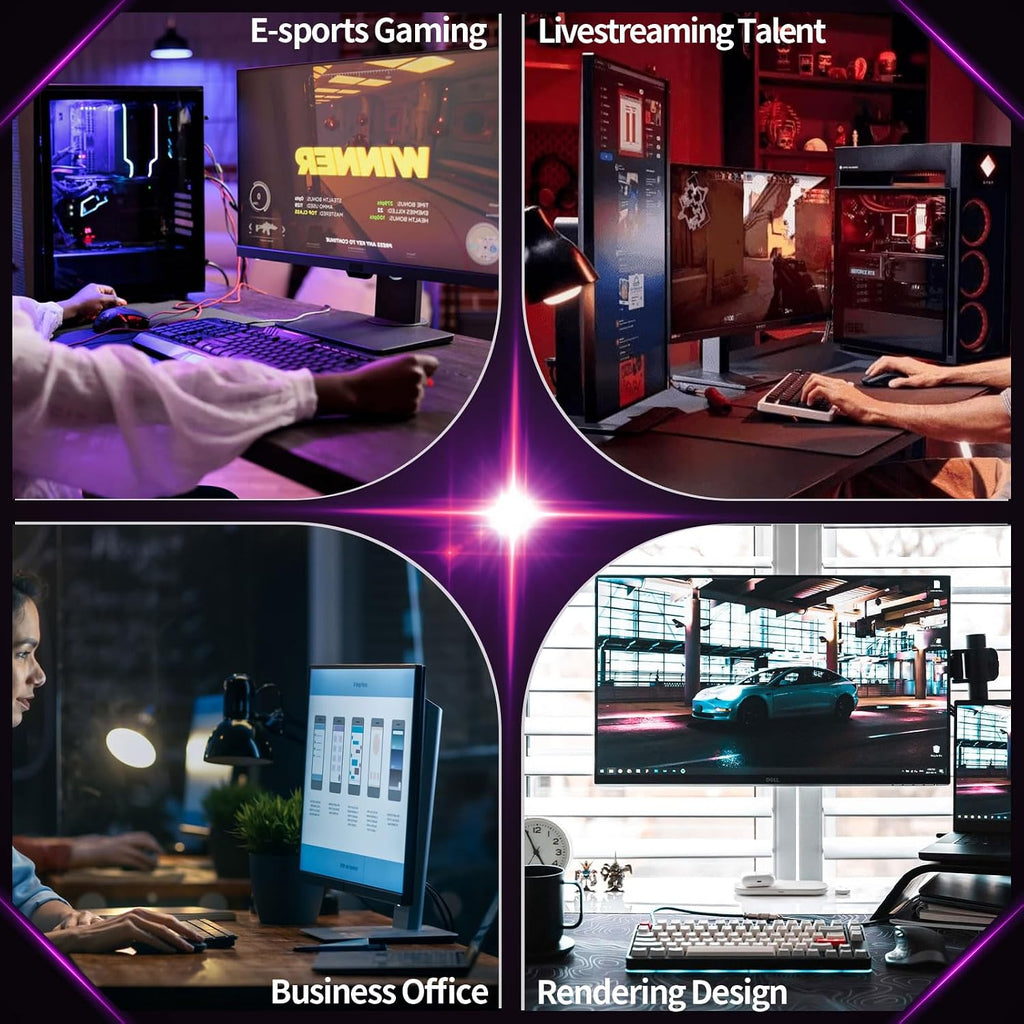 ZER-LON Gaming PC Desktop Computer, AMD Ryzen 5 5500 up to 4.2GHz, GTX 1660S 6G GDDR6, 16G DDR4 RAM, 512GB SSD, WiFi 5.0, Prebuilt Gaming PC Tower Computer