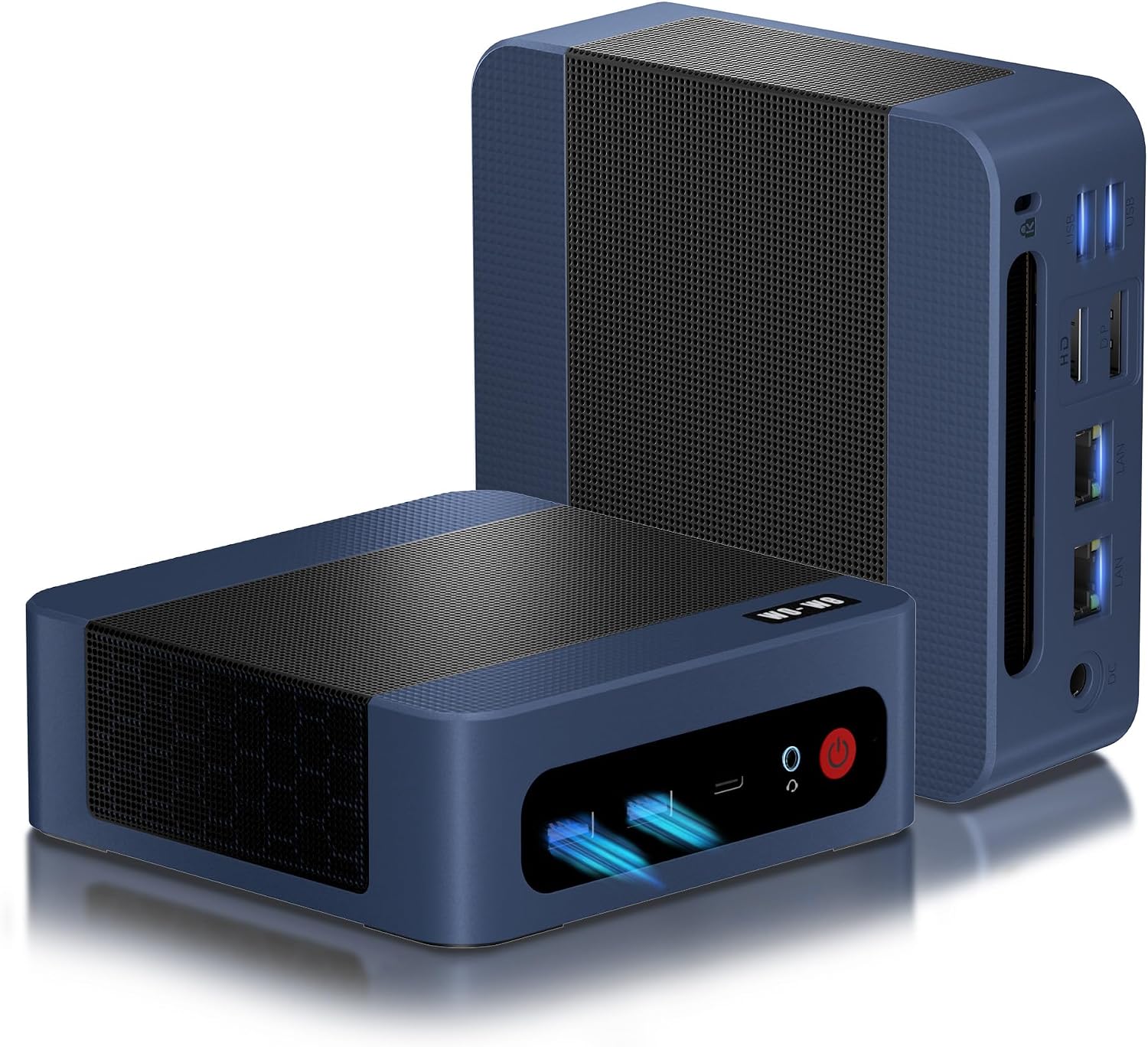 wo-we P8 Mini PC AMD Ryzen 5 7640HS(Upgraded 6600H/6800H,up to 5.0GHz) 32GB DDR5 1TB PCIe4.0 Mini Desktop Computer, USB4 8K,Triple Display, Dual 2.5G LAN WIFI6E/BT5.2/HDMI/DP/AMD Radeon 760M Gaming PC
