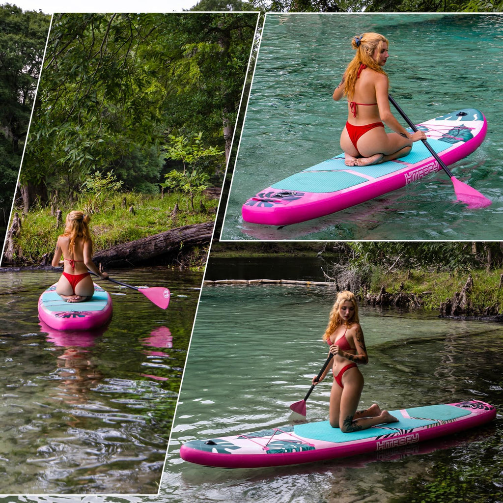 Inflatable Stand Up Paddle Board 10'6' All-Around SUP Kit - Lightweight (16 lbs), Stable & Durable, Camera Mount & Complete Accessories - SUP Board for Beginners & All Skill Levels