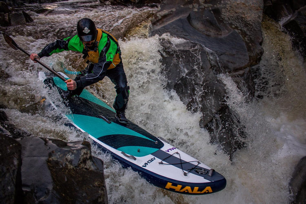 Hala Atcha 86 – Agile & Playful Whitewater Inflatable SUP | River Surf & Rapids Paddle Board | Durable & Stable