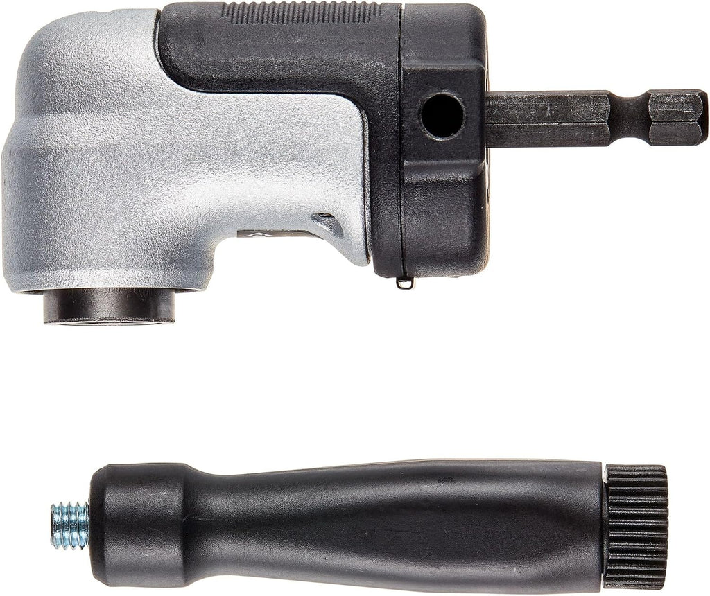 DEWALT FLEXTORQ Right Angle Drill Attachment,4-in-1 System,12-Inch Compact,Straight Flexible Shaft 90 Degree Drill Adapter (DWAMRASETFT),(Pack of 5)