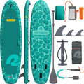 Retrospec Weekender Yogi 10'8 Extra Wide Yoga Paddle Board with Pump and Accessories, Non-Slip, Puncture Resistant, Lightweight iSUP Inflatable Paddle Board