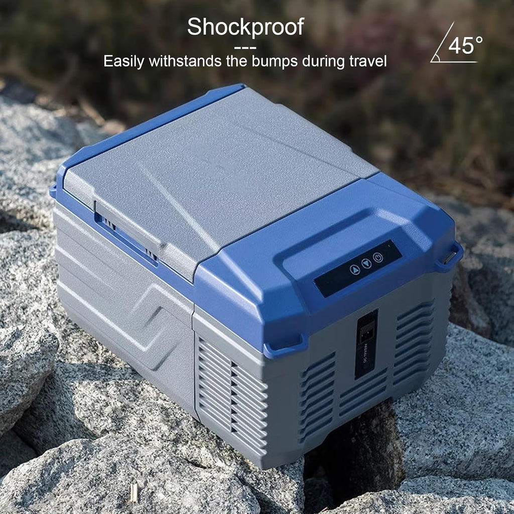 Electric Portable Freezer, Mini CAr Refrigerator, Compressor Cooler with LED Touch Screen, 12 Volt Small Fridge for Truck RV Camper