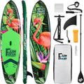 SUP, Paddle Board 11'x33 x6 Wide Inflatable Stand Up Paddle Board with Hand Pump, Leash, Adjustable Paddle for Basic Version, 100L Backpack, All-Round Sup Board