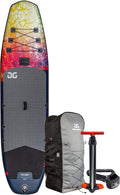 AQUAGLIDE Inflatable Stand Up Paddle Board with Premium SUP Accessories - Backpack, Leash, and Hand Pump - Kush 11' ISUP, Multicolor, 40.15748031496063