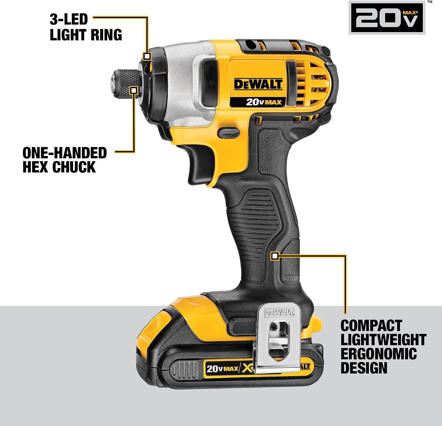DEWALT 20V MAX Power Tools, 9 Cordless Tool Combo, Impact and Drill Driver, Oscillating Tool, Grinder,Circular and Reciprocating Saw,Right Angle Drill,Speaker,LED Light, 2 Batteries,Charger (DCK940D2)