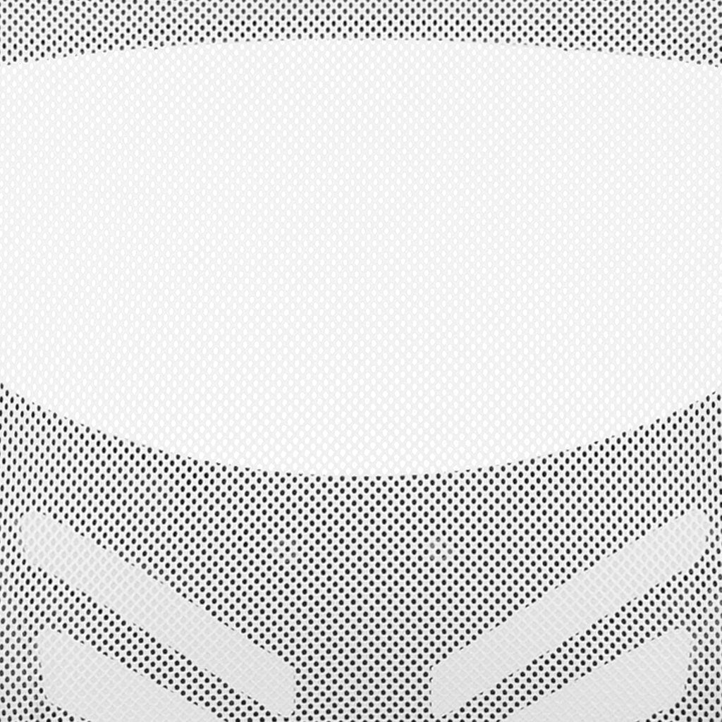 Flash Furniture Nicholas Mid-Back Swivel Office and Gaming Chair, Ergonomic Mesh Office Chair with Adjustable Lumbar Support and Height, White