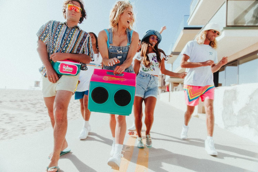 Igloo KoolTunes Bluetooth Boombox Cooler, 14 Qt Jade