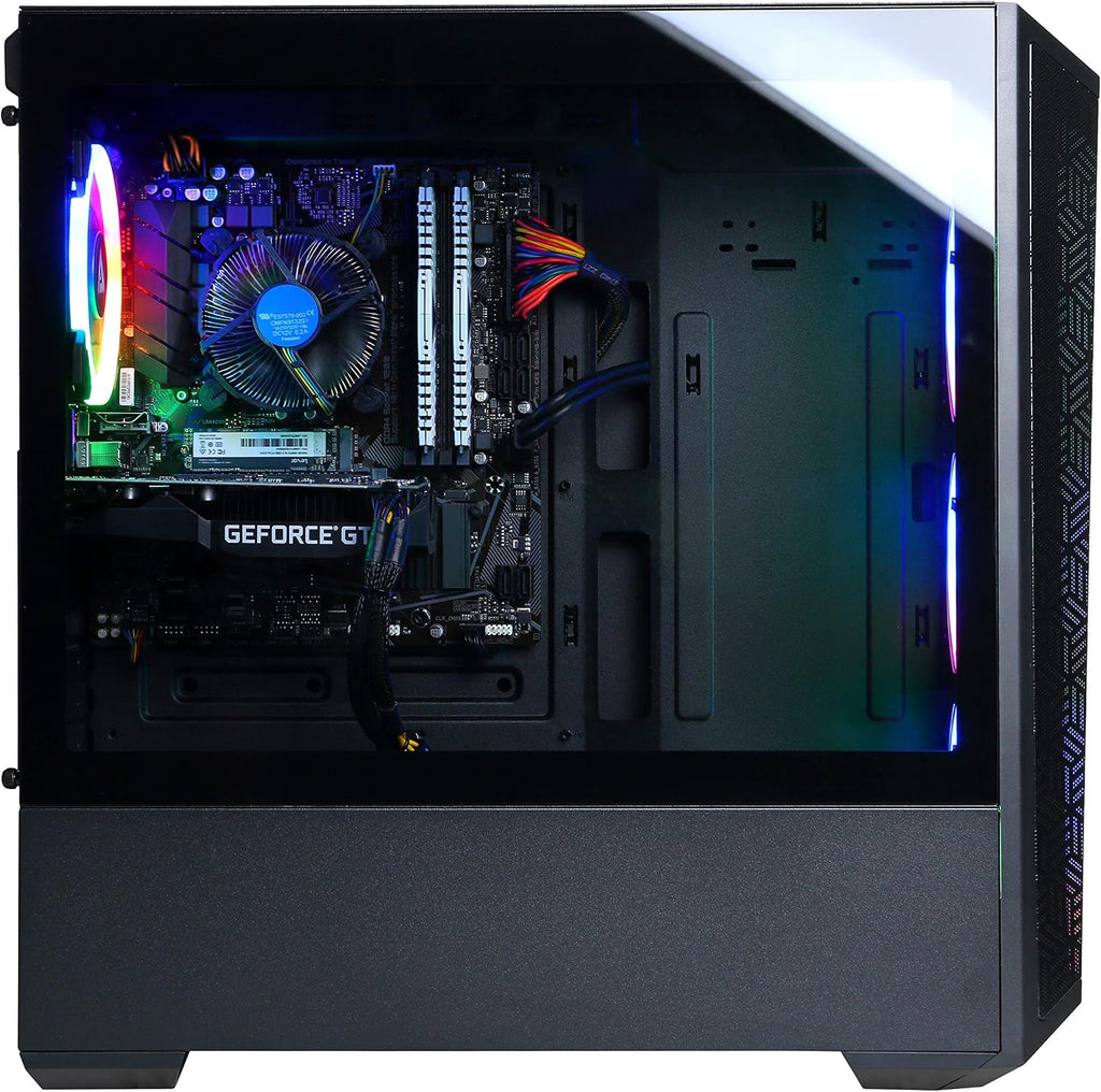CYBERPOWERPC Gamer Xtreme VR Gaming PC, Intel Core i5-12400F 2.5GHz, GeForce RTX 3050 8GB, 16GB DDR4, 500GB NVMe SSD, WiFi & Win 11 Home (GXiVR8060A16), Black