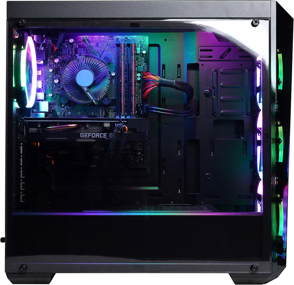 CyberpowerPC Gamer Xtreme VR Gaming PC, Intel Core i7-9700F 3.0GHz, NVIDIA GeForce GTX 1660 6GB, 16GB DDR4, 120GB SSD, 1TB HDD, Wi-Fi Ready & Windows 10 Home (GXiVR8560A, Black)