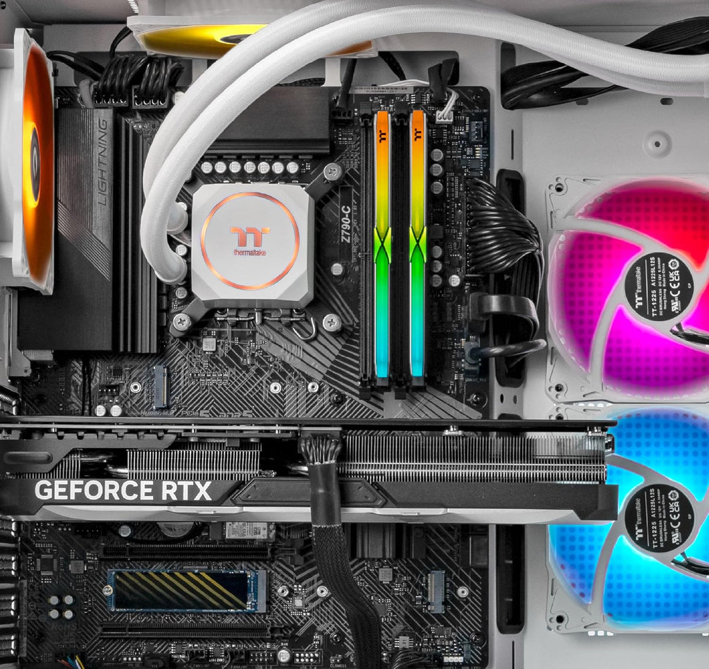 Thermaltake LCGS Avalanche i477T AIO Liquid Cooled CPU Gaming Desktop (Intel® Core™ i7-13700KF, 32GB DDR5 5600MT/s, NVIDIA® GeForce RTX™ 4070 Ti, 2TB NVMe M.2, WiFi) D3AV-Z790-47T-LCS