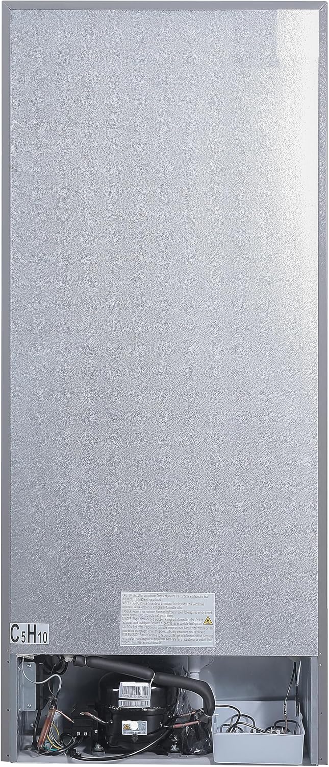 Hamilton Beach, 20 Cu. Ft. Upright Convertible Refrigerator/Freezer, Stainless Steel