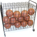 Trigon Sports Sports Lockable Ball Storage Cart, Basketball Storage Bin for Indoor Outdoor, Rolling Exercise Ball Cart Holder for Gym, School, Club