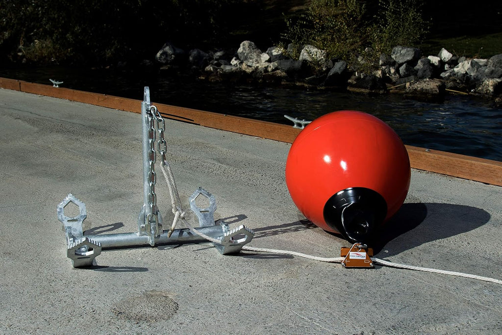 Boat Anchor - 26 LB | Galvanized Breakaway River Boat Anchor | Columbia River Edition