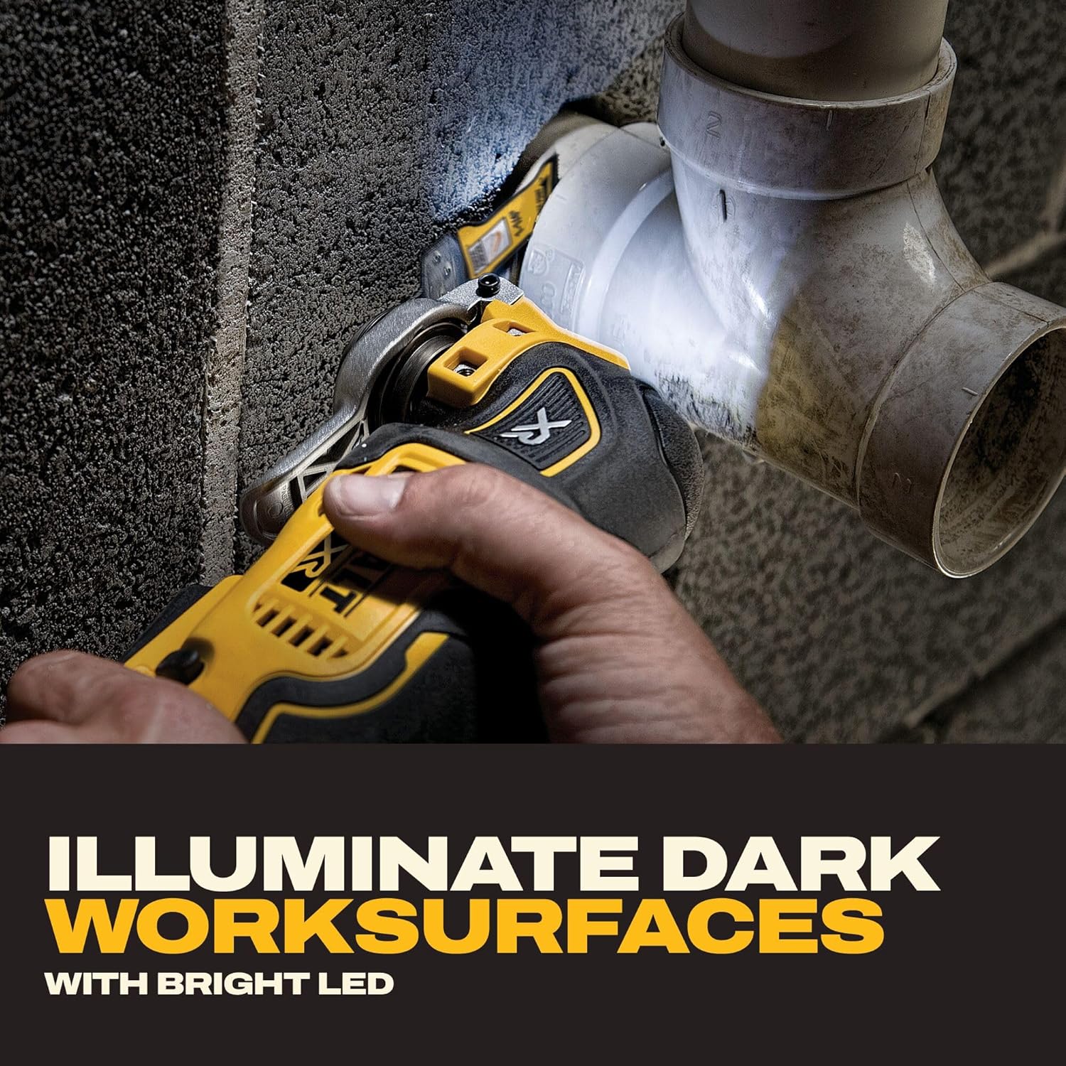 DEWALT 20V MAX XR Oscillating Multi-Tool Kit, Oscillating Tool Accessories, Cordless, 3-Speed, Quick Blade Change, Sand Paper, Blades, Battery and Charger Included (DCS356D1)
