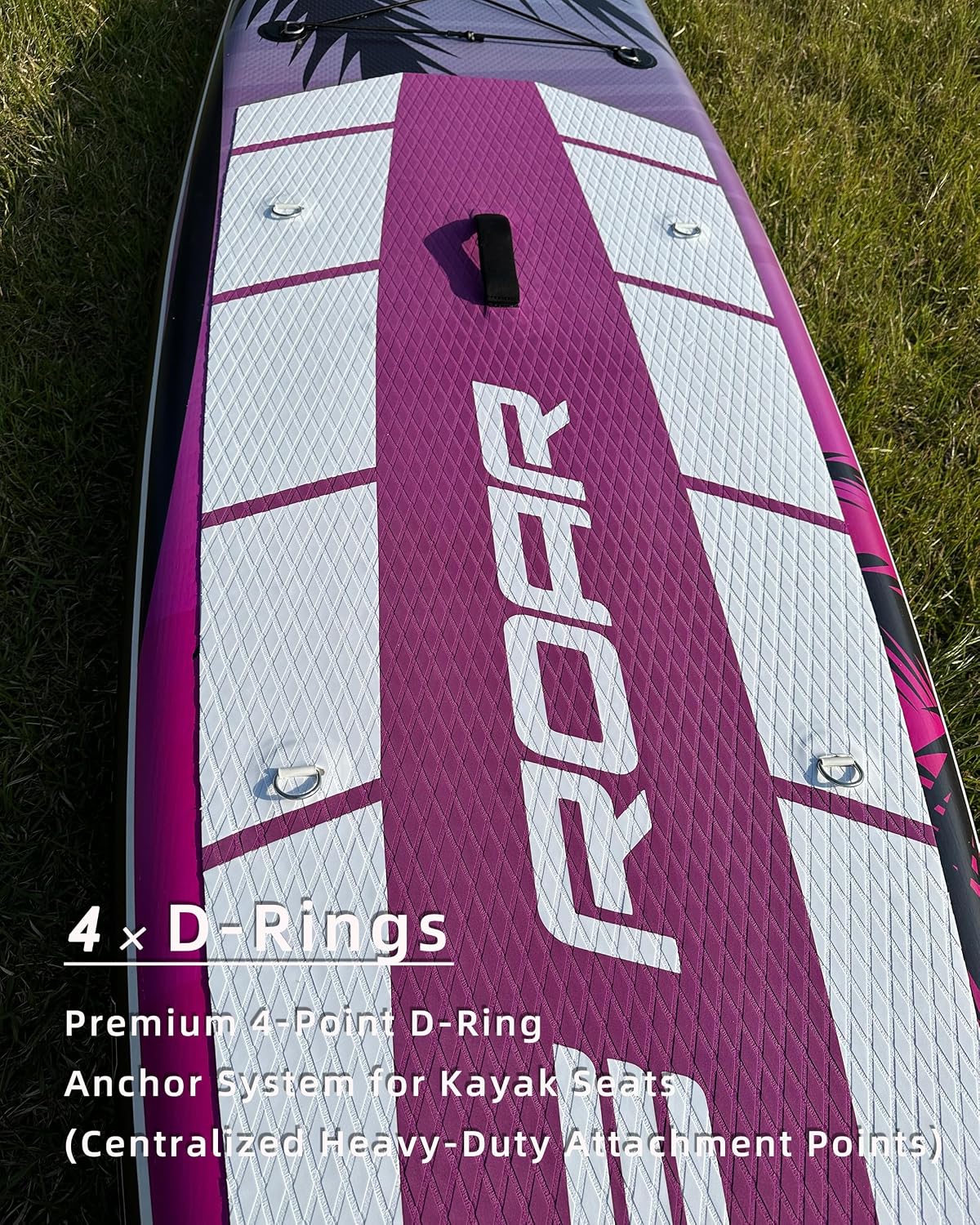 10'5'×32' Extra Wide Inflatable SUP - Ultra Stable Stand Up Paddle Board for Beginners/Adults/Women/Youth - Yoga & Family Paddleboard for Lakes/Oceans with Premium Pump & Paddle