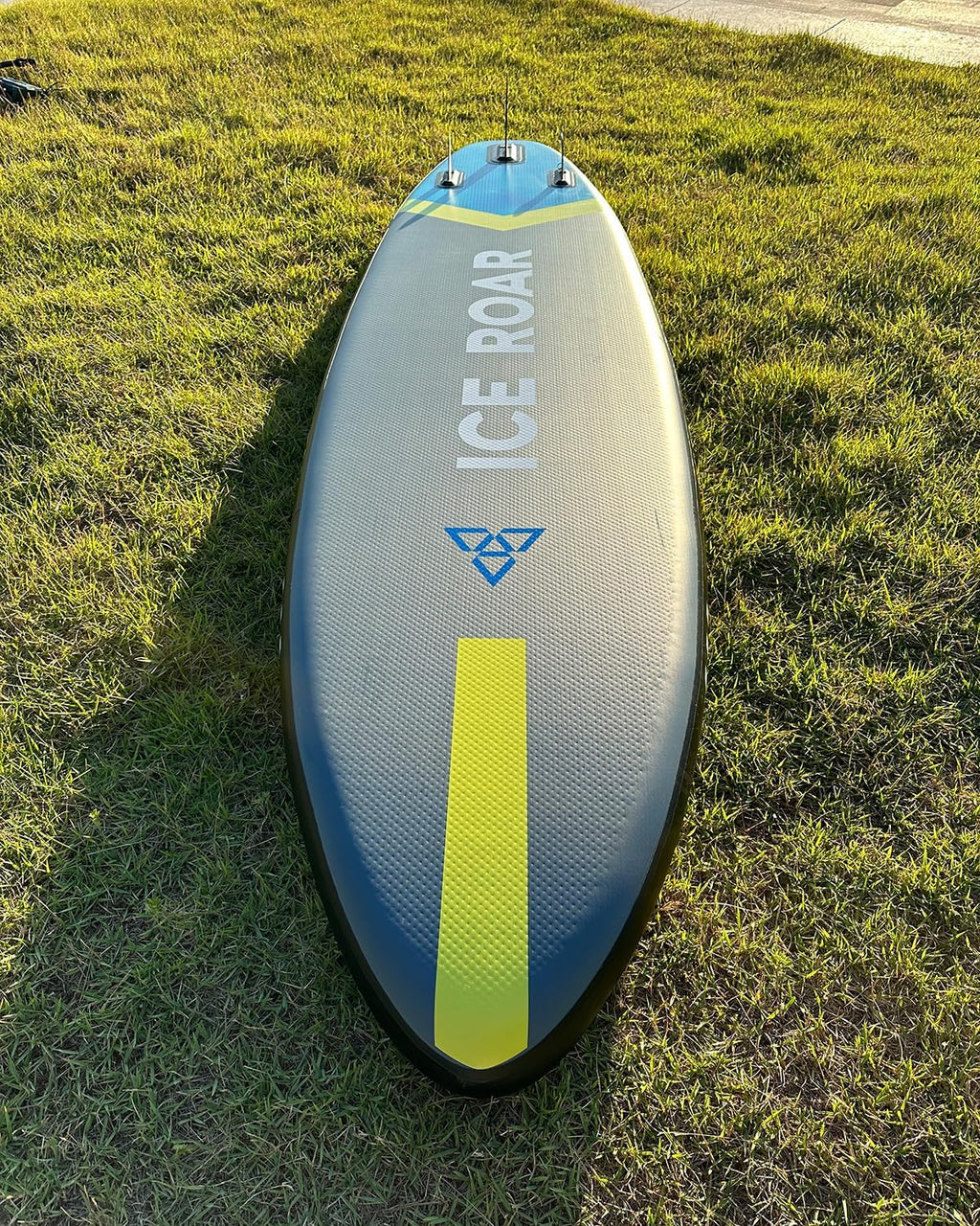 11'6'×34' Inflatable SUP - Extra Wide Stand Up Paddle Board for Adults & Youth - Ultra Stable Big Size Paddleboard for Fishing & Family - Large Size with Premium Pump & Accessories