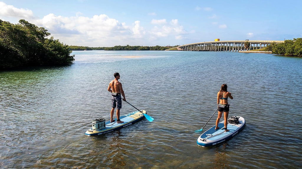 Boardworks SHUBU SUP - All Water Inflatable Stand-Up Paddle Board - SUP Includes Complete Kit with Paddle, Backpack Carry Bag, Leash, Dry Bag and Pump
