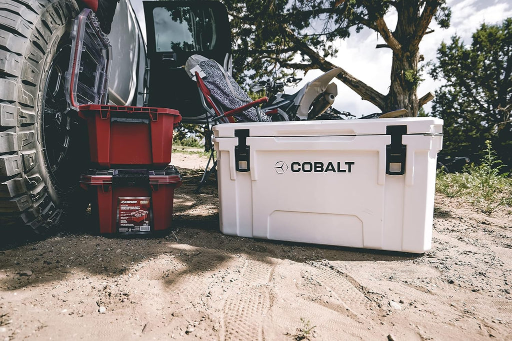 Cobalt 55 Quart Roto Molded Super Ice Cooler | Large Ice Chest - Long Term Ice Retention |