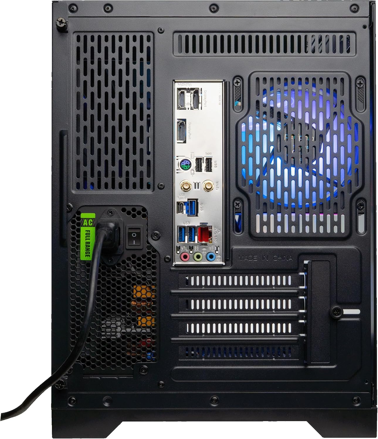 Periphio Atlas Gaming PC, Liquid Cooled AMD Ryzen 5 5600GT up to 4.4GHz with Radeon RX Vega 7 Graphics (Gaming Optimized), 16GB RAM, 1TBNVMe SSD, WiFi, Windows 11 Desktop, Black, 1080p Gaming Computer