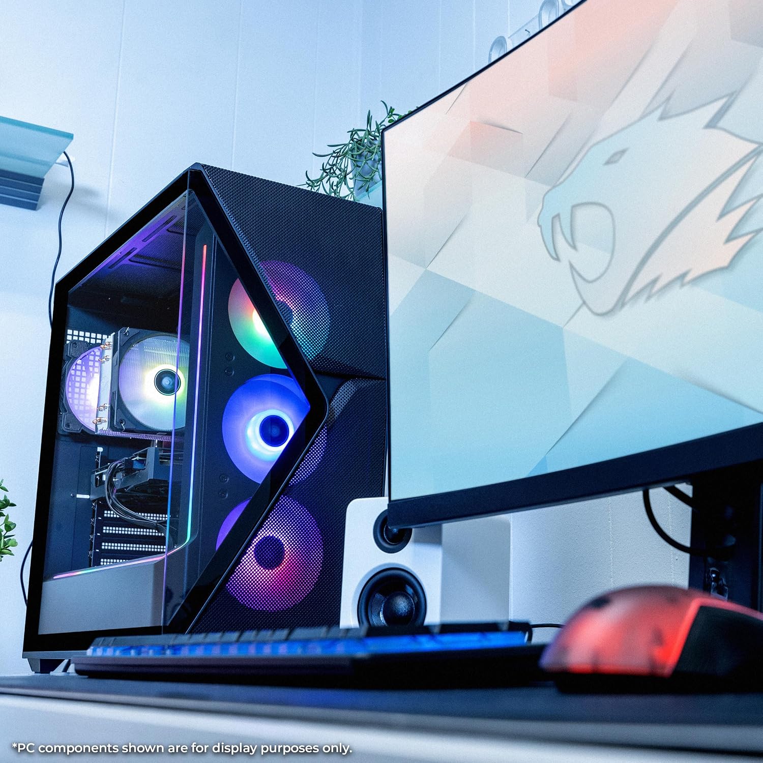 iBUYPOWER Slate MESH Gaming PC Desktop Computer Intel Core i7 14700F CPU, NVIDIA GeForce RTX 4060 8GB GPU, 32GB DDR5 RGB 5200MHz RAM, 1TB SSD, Windows 11 Home, Gamer Keyboard and Mouse -SMI7N4601