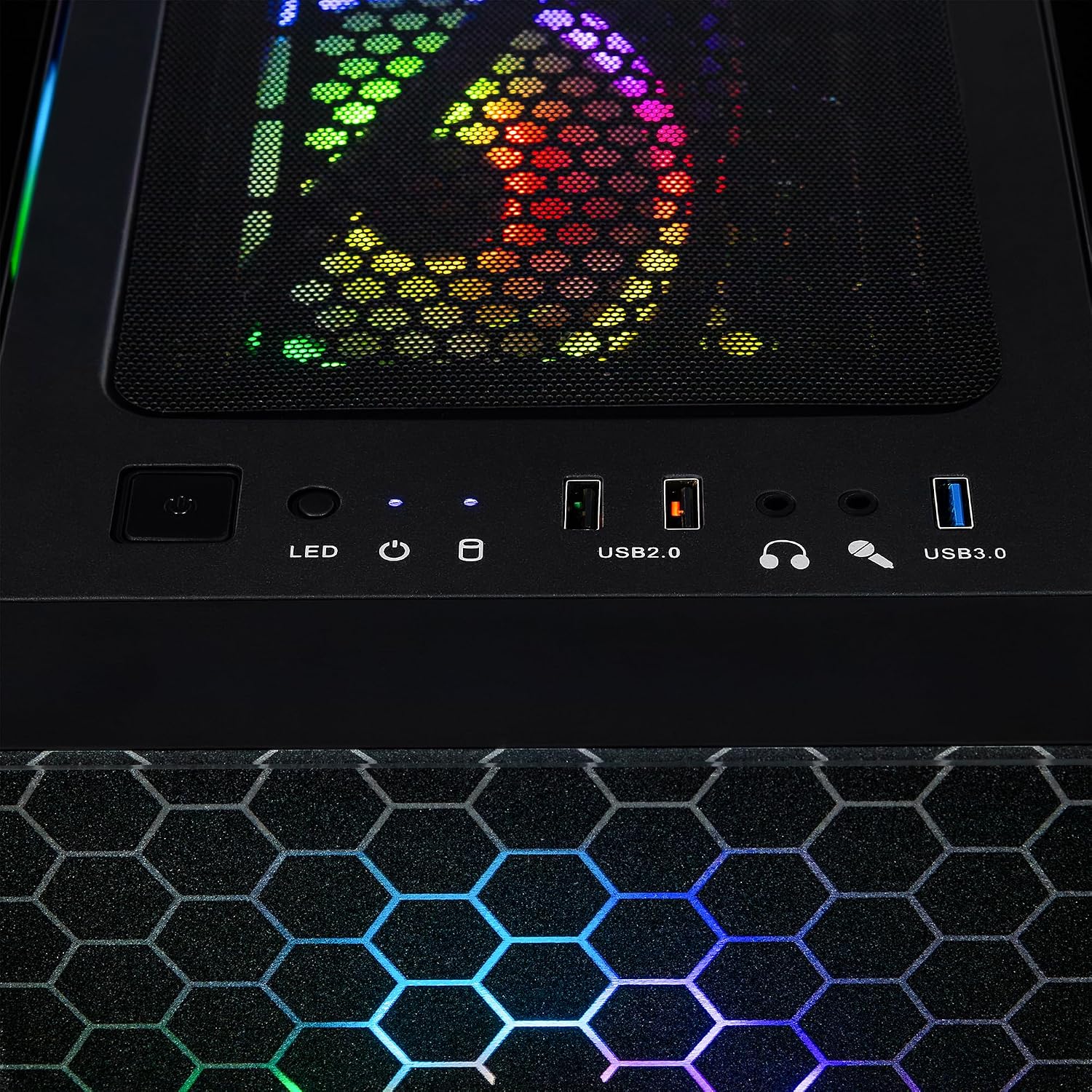 CLX Set Gaming PC - AMD Ryzen 5 9600X 3.9GHz, GeForce RTX 4060, 1TB NVMe M.2 SSD, 32GB DDR5 RGB Memory, 120mm AIO, WiFi, Windows 11 Home, Black