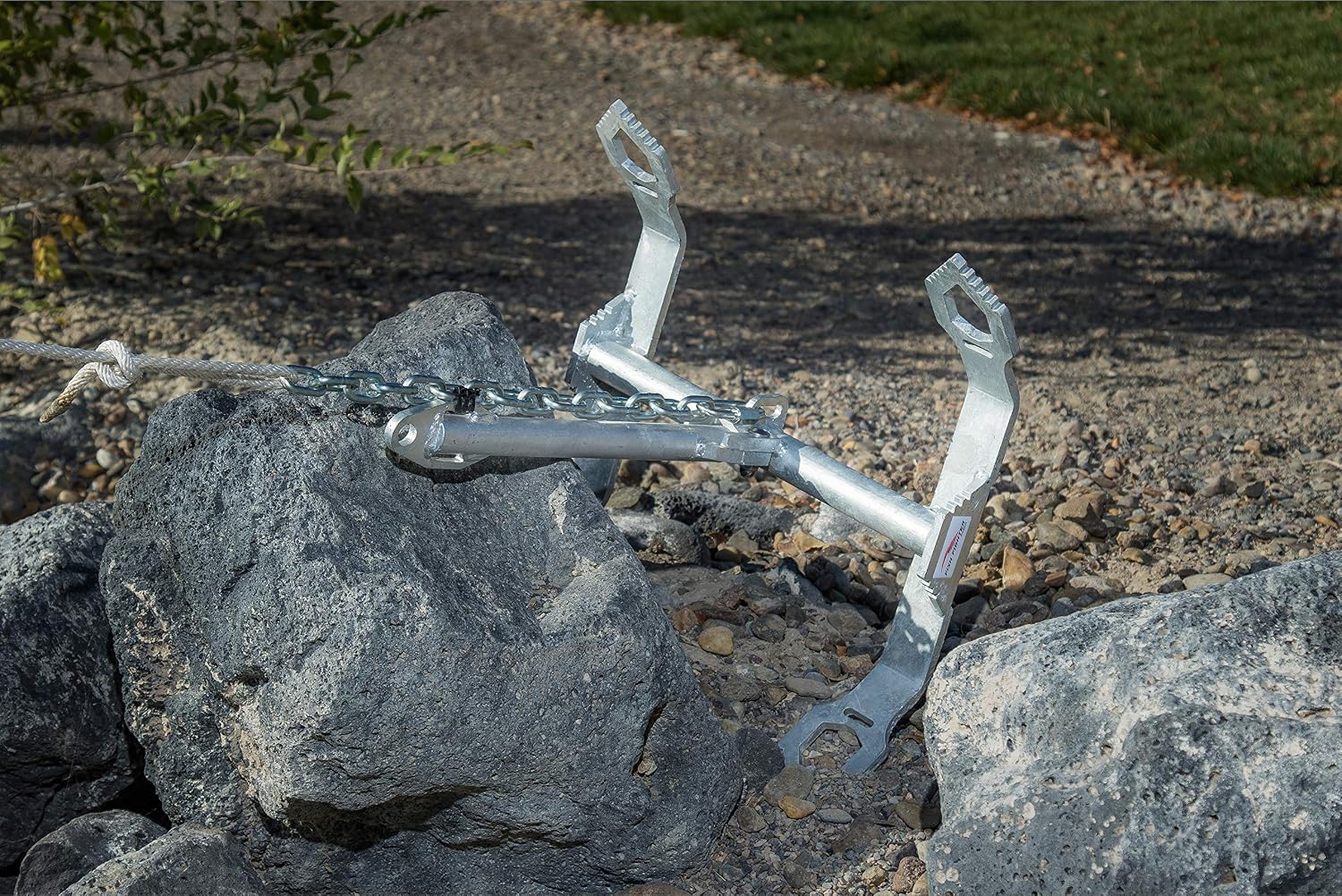 Boat Anchor - 40LB | Galvanized Breakaway River Boat Anchor