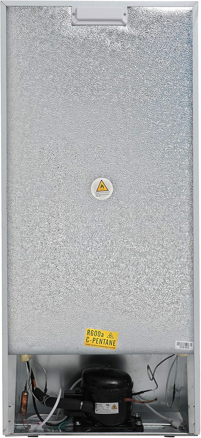 Commercial Cool Upright Freezer, Stand Up Freezer 5 Cu Ft with Reversible Door, White