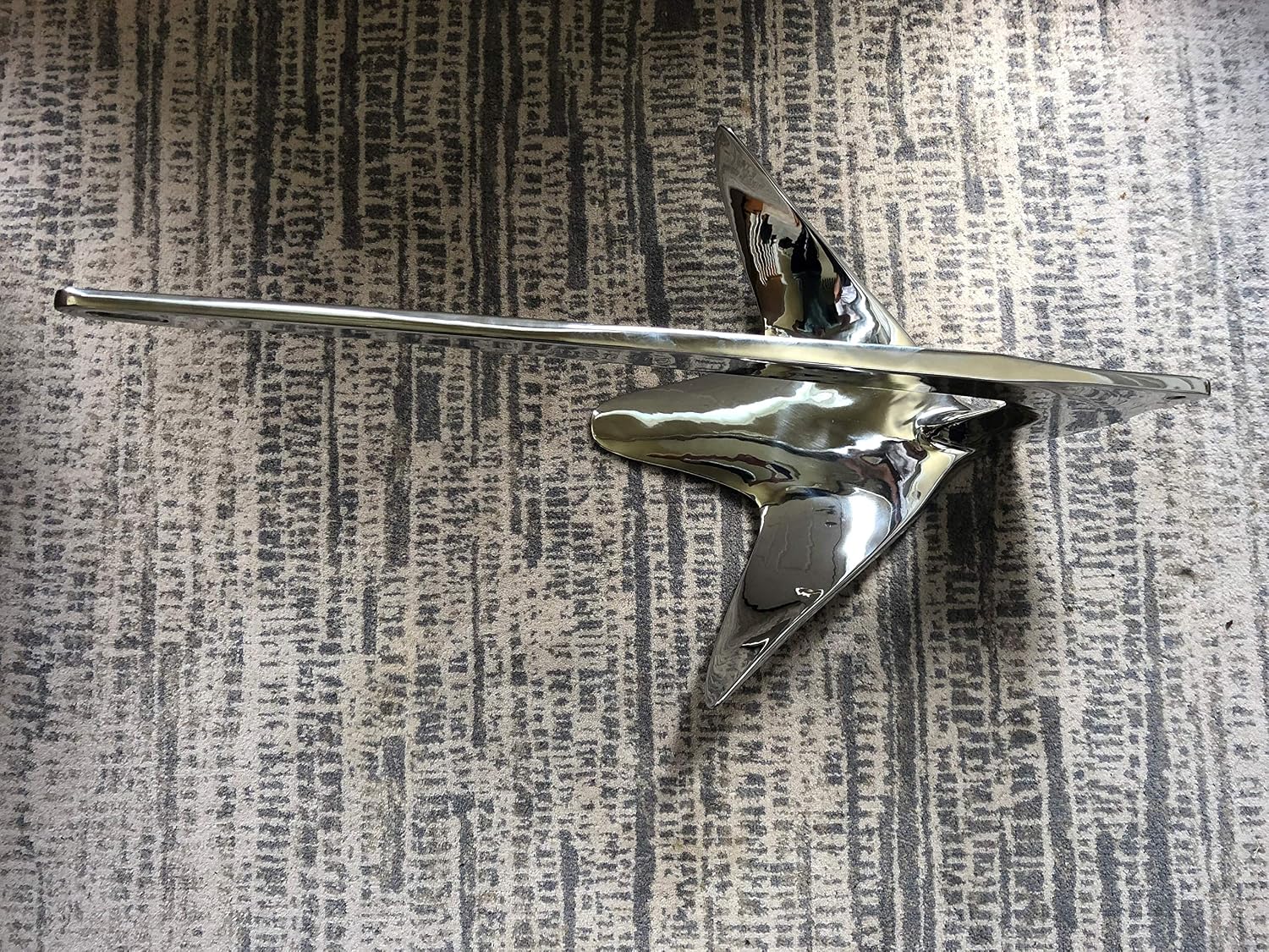 US Stainless Stainless Steel 316 Bruce Claw Force Anchor 11lbs (5kg) Marine Grade Polished